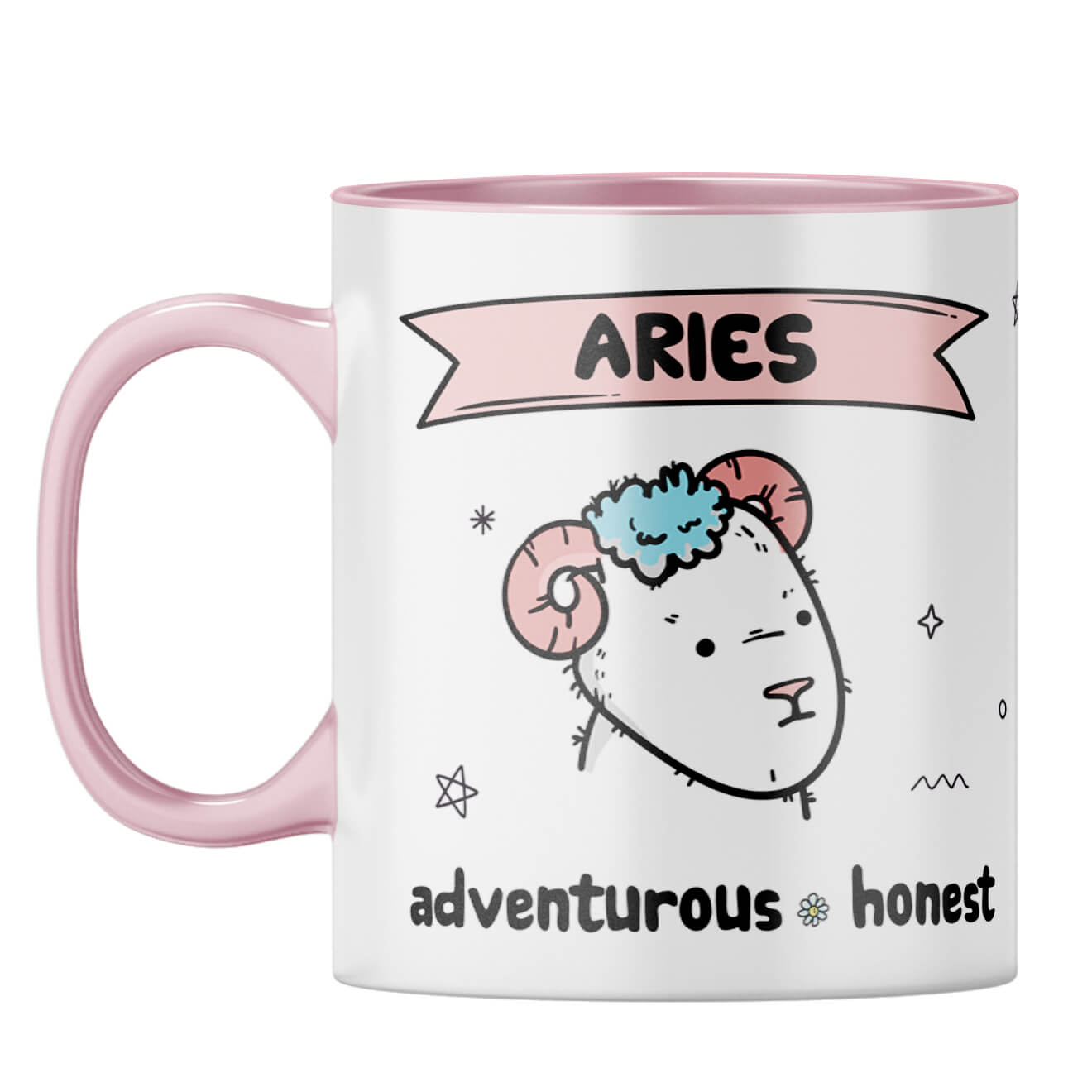 Aries Coffee Mug Pink