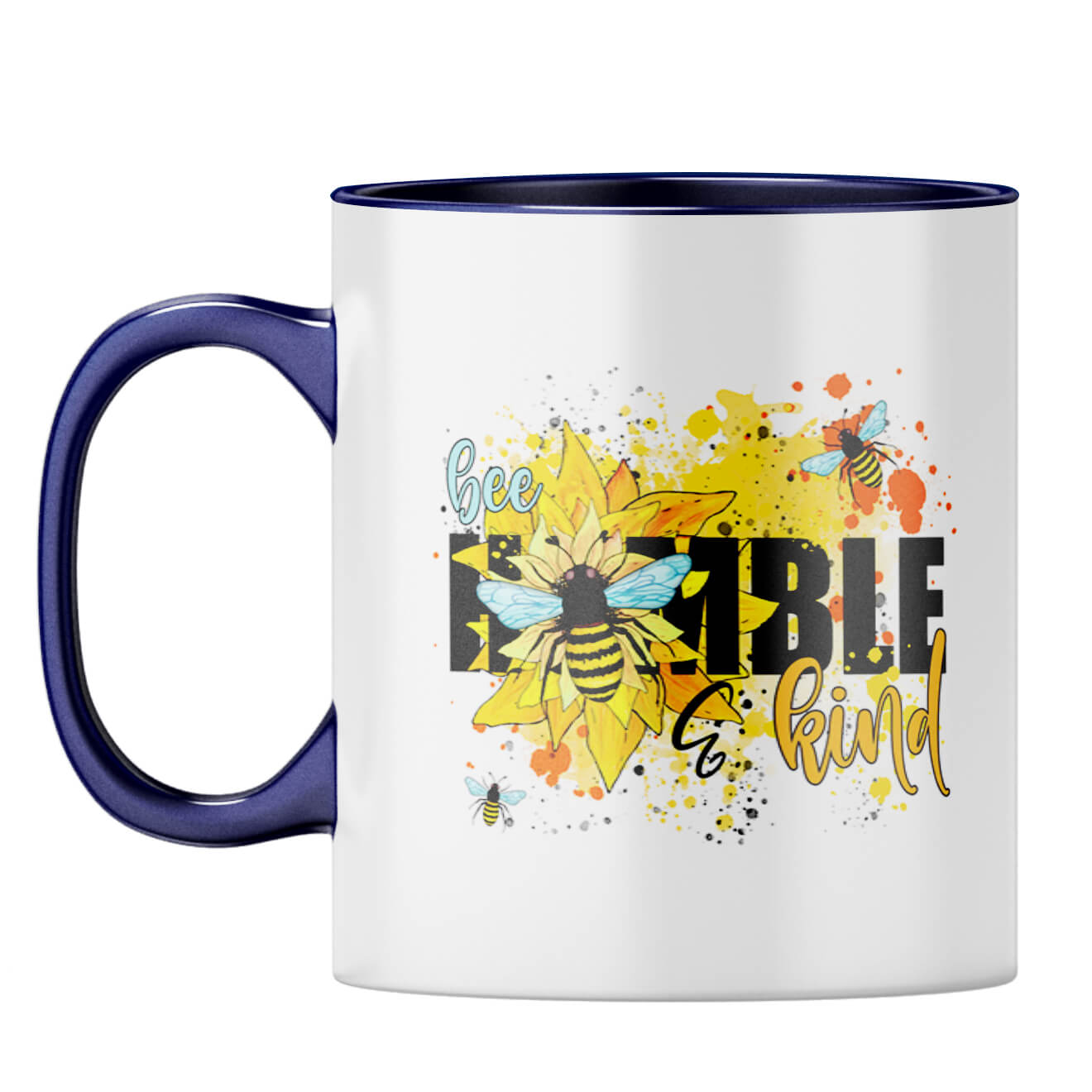 Be Humble Be Kind Coffee Mug Dark Blue