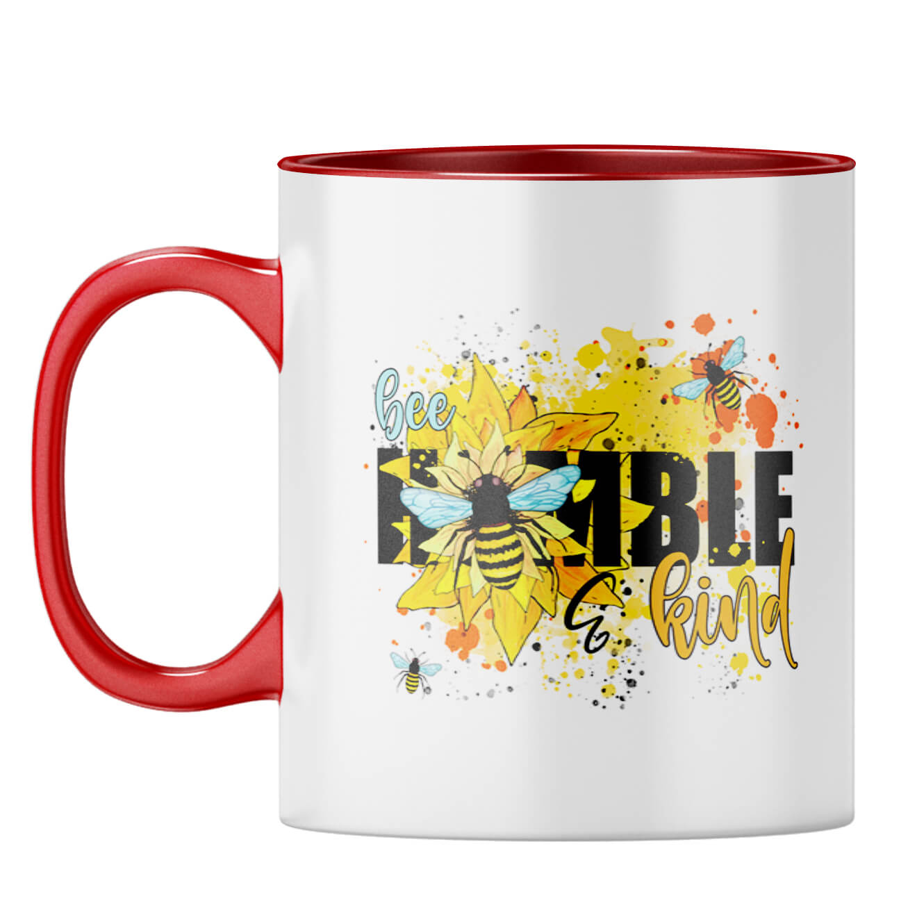 Be Humble Be Kind Coffee Mug Red