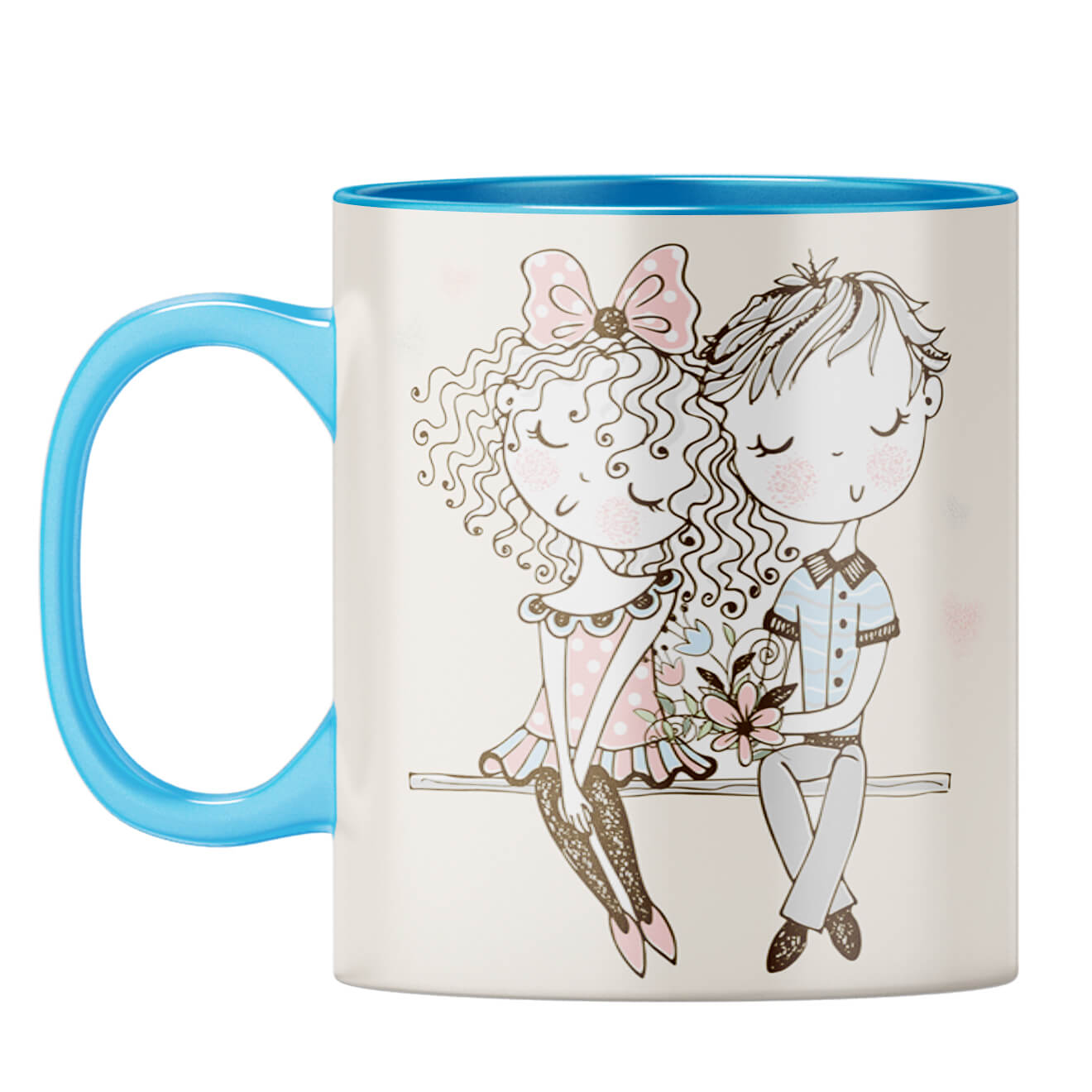 Be Mine Only Coffee Mug Light Blue