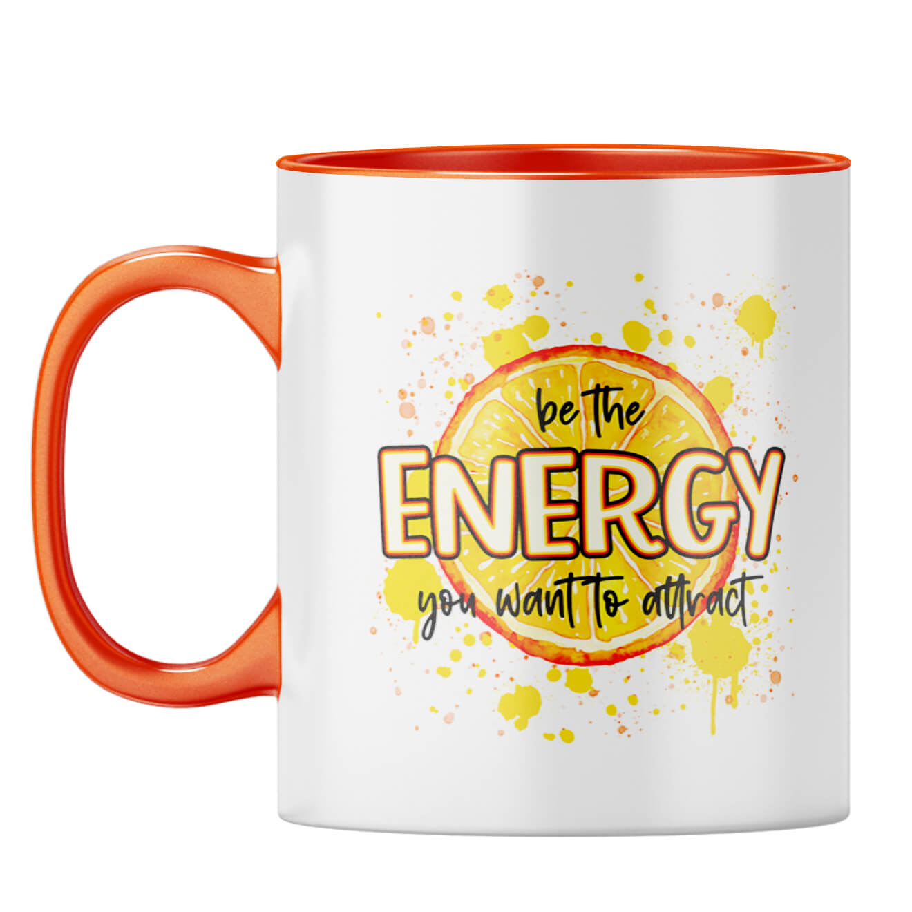 Be The Energy Coffee Mug Orange