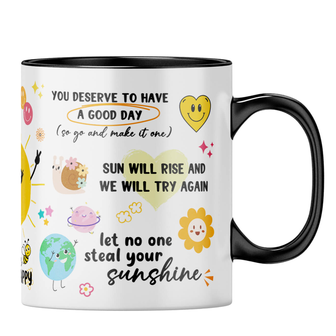 Be The Sunshine Coffee MugB-Black
