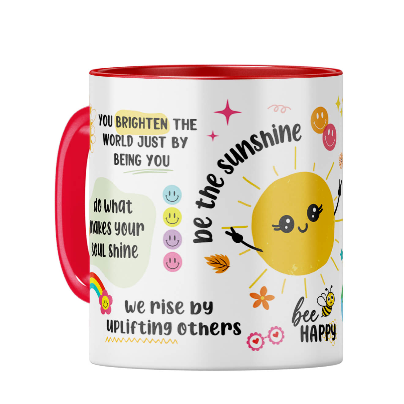 Be The Sunshine Coffee Mug Red