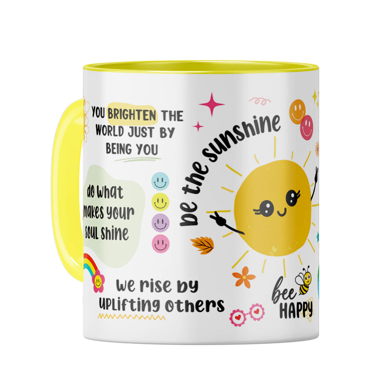 Be The Sunshine Coffee Mug Yellow
