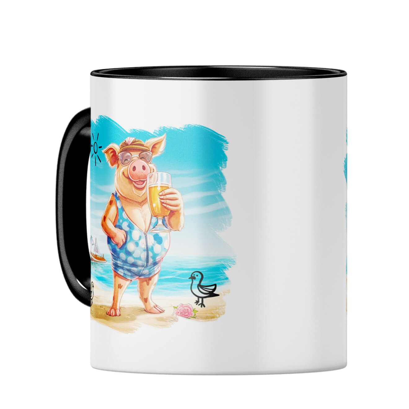 Beach Smart Coffee MugC-Black