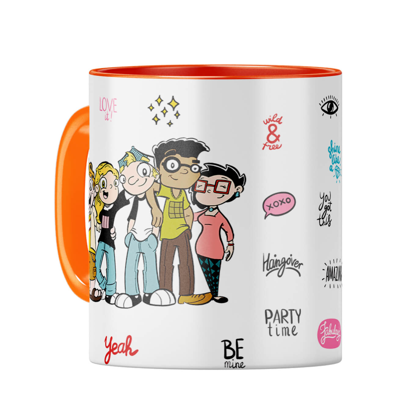 Best Gift for Friends Coffee Mug Orange