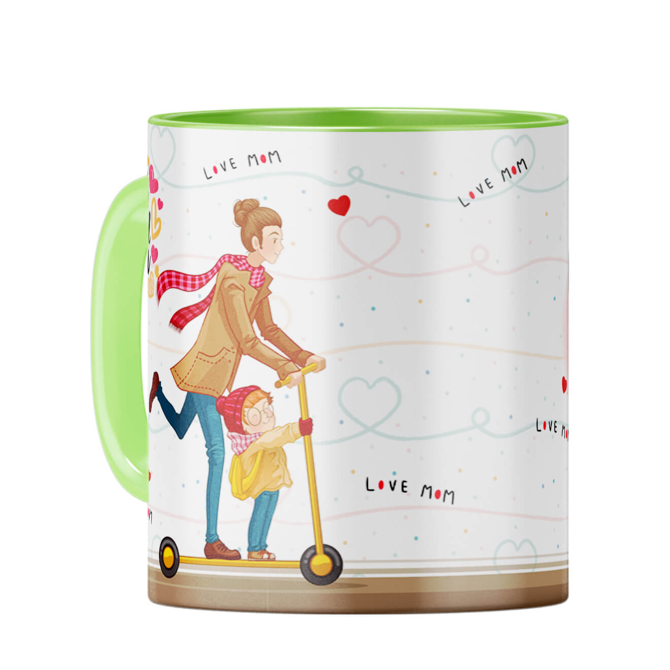 Best Mom Ever Mug Coffee Mug Light Green