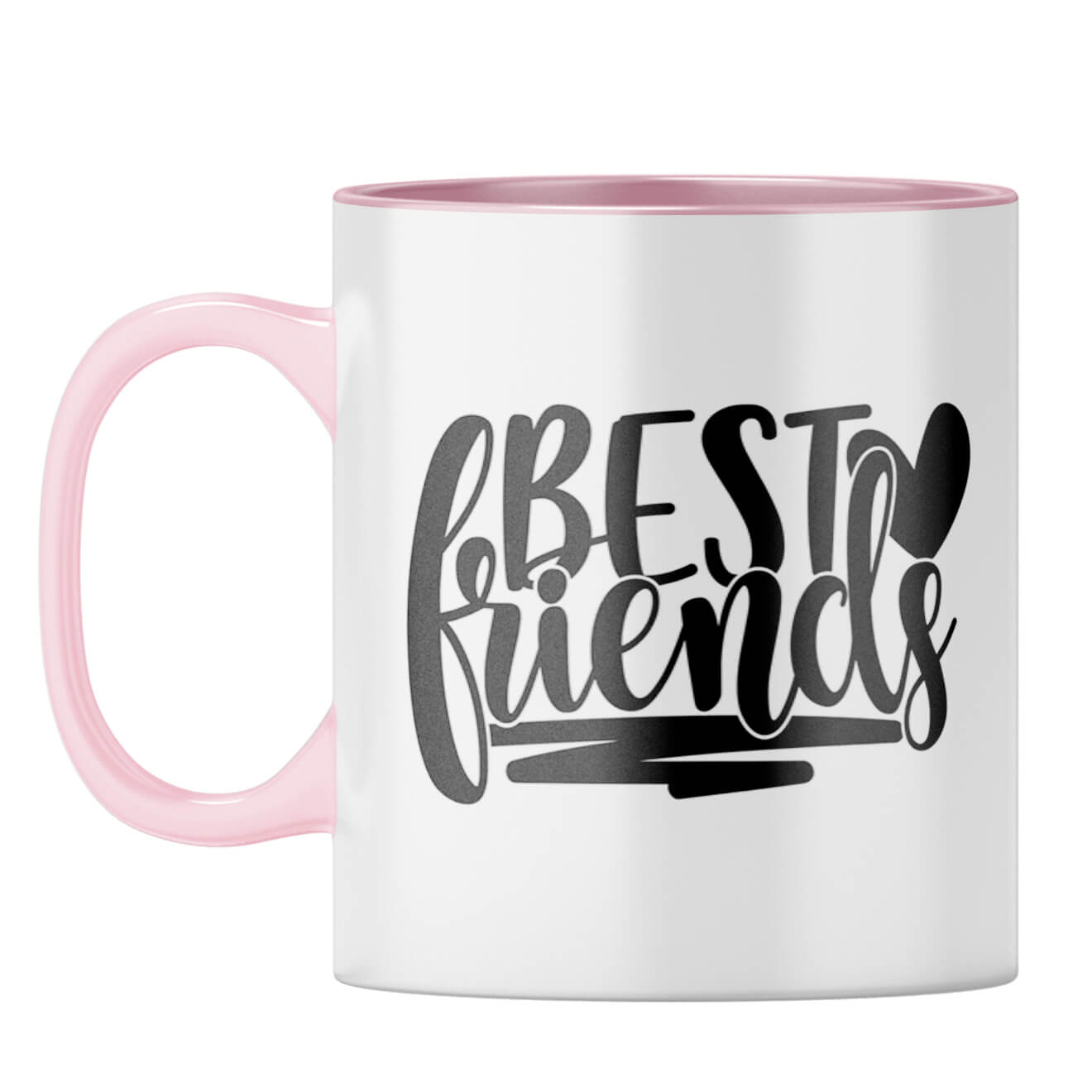 Best of Friends Coffee Mug Pink