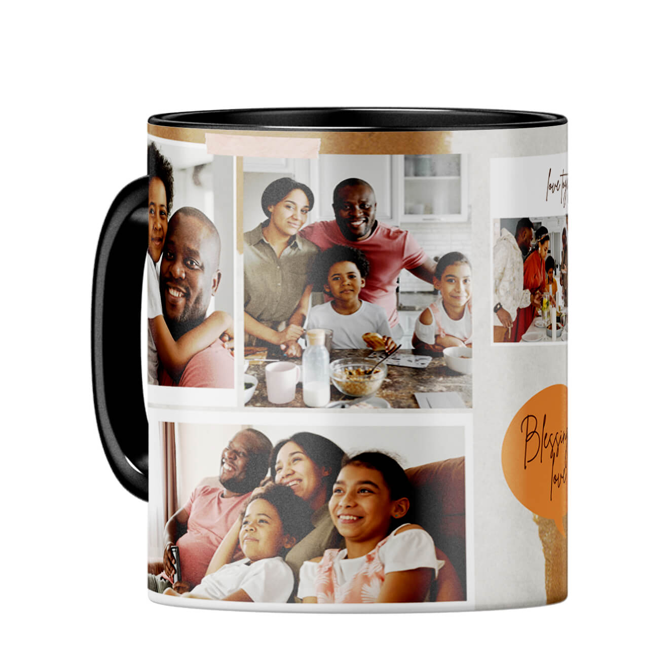 Blessing of Love Coffee Mug Black