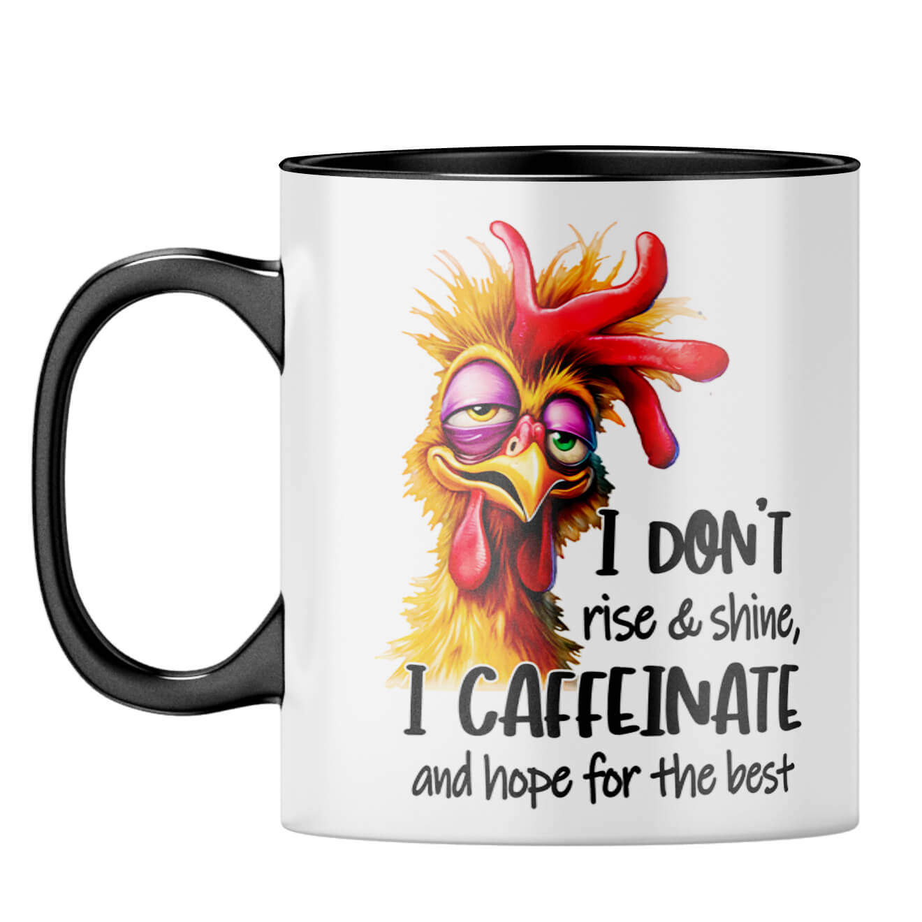 Caffeinate Coffee Mug Black
