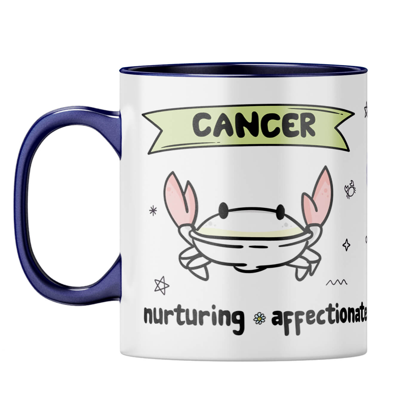 Cancer Coffee Mug Dark Blue