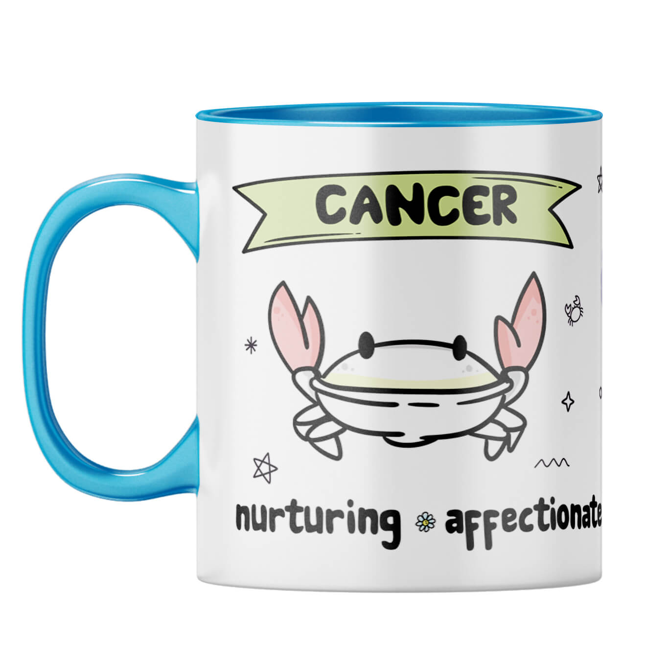 Cancer Coffee Mug Light Blue