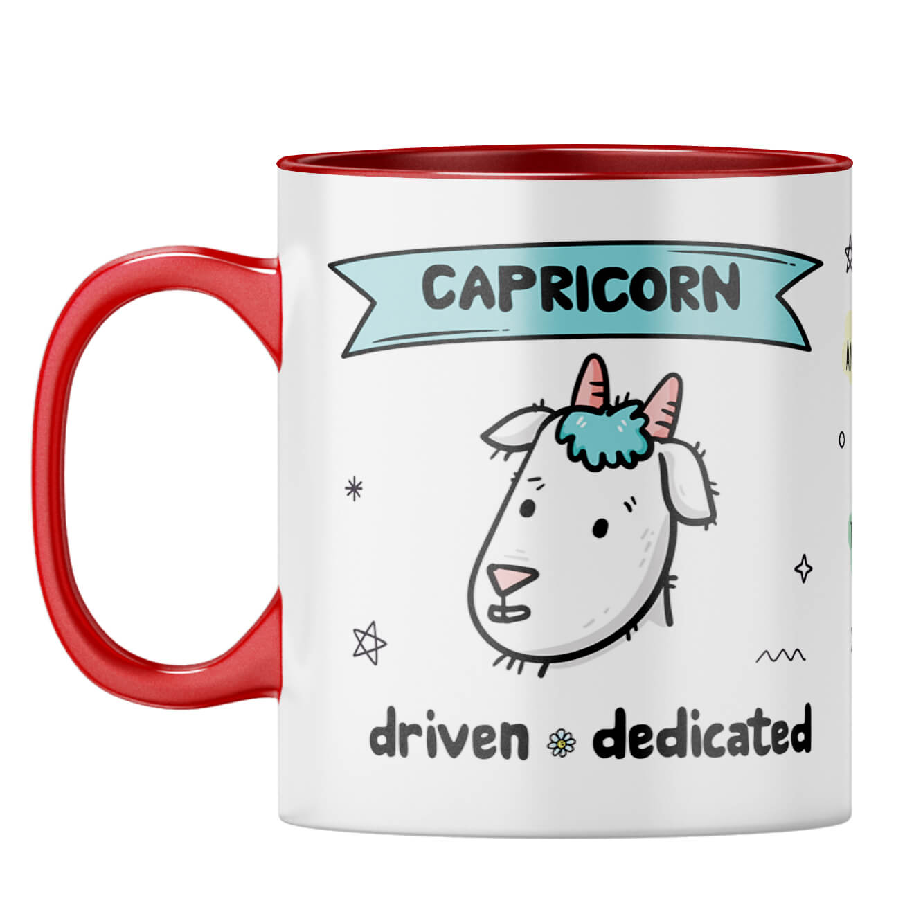 Capricorn Coffee Mug Red