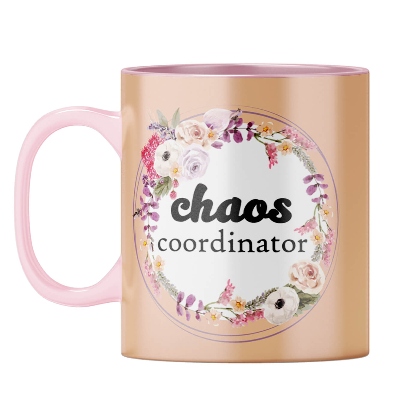Chaos Co-ordinator Coffee Mug Pink