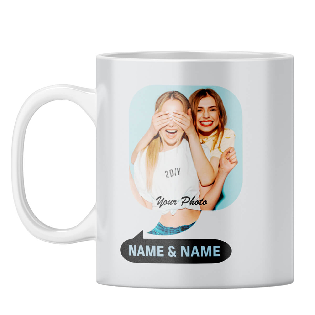 Chatty Photo Coffee Mug White