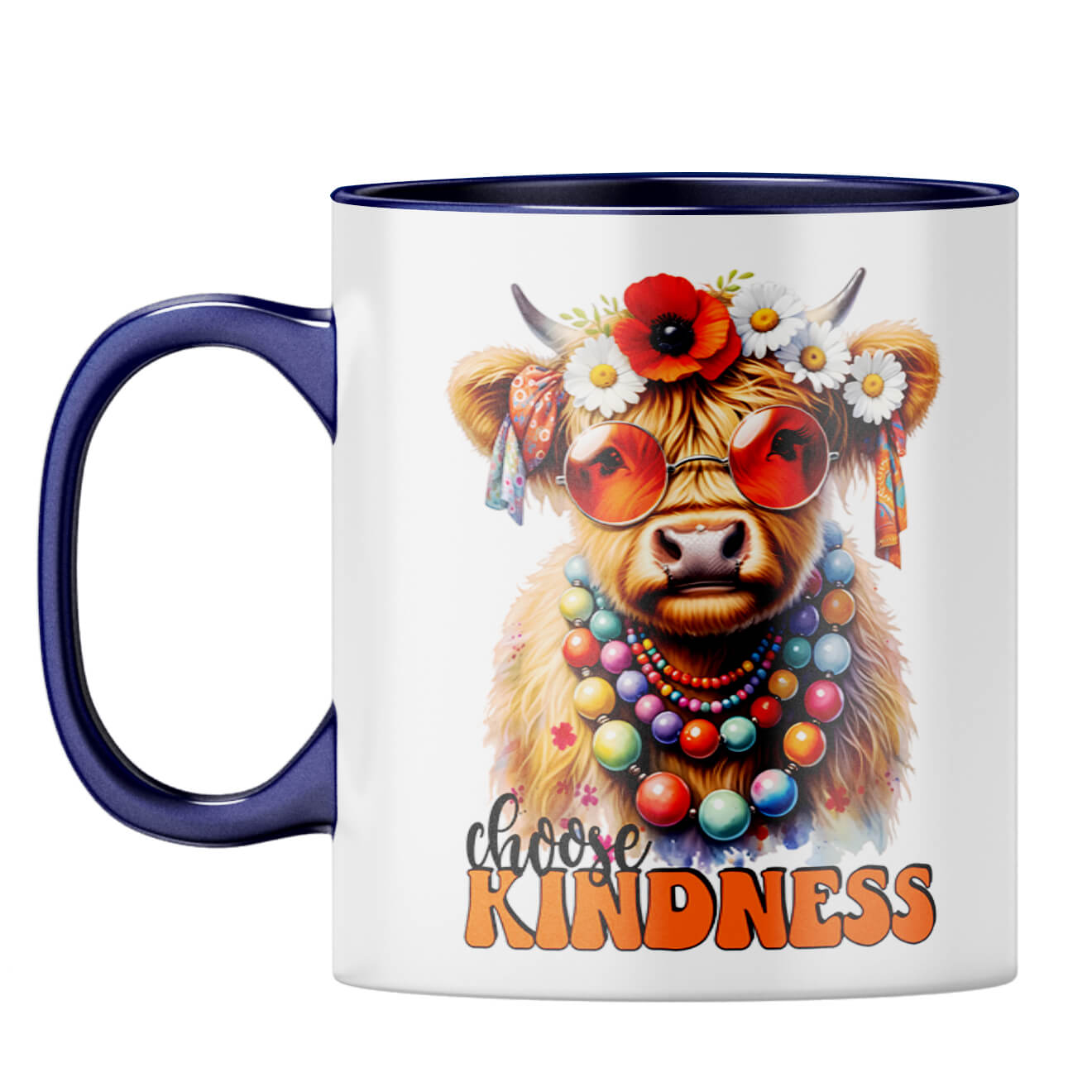 Choose Kindness Coffee Mug Dark Blue