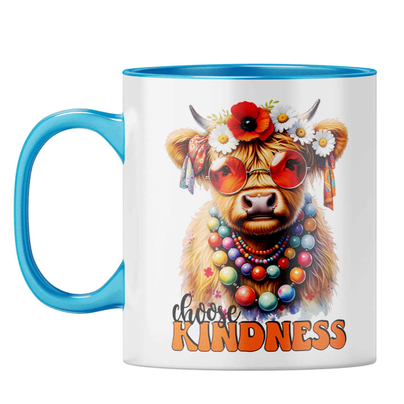 Choose Kindness Coffee Mug Light Blue