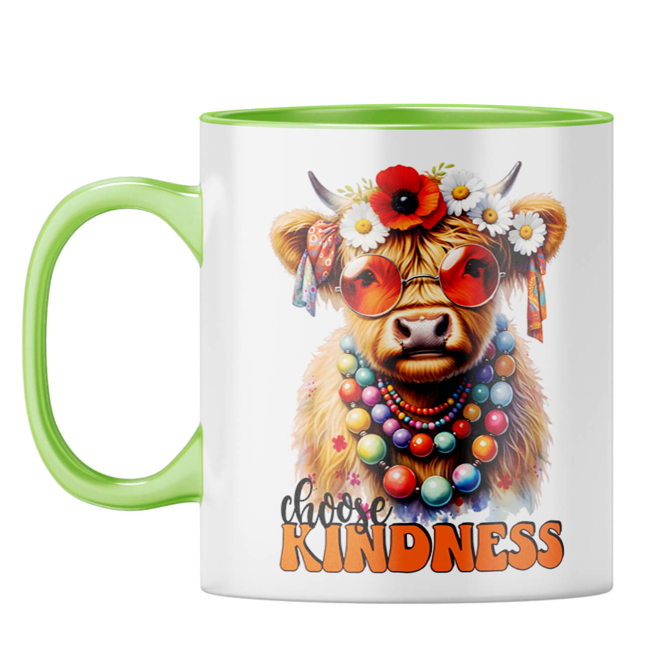 Choose Kindness Coffee Mug Light Green