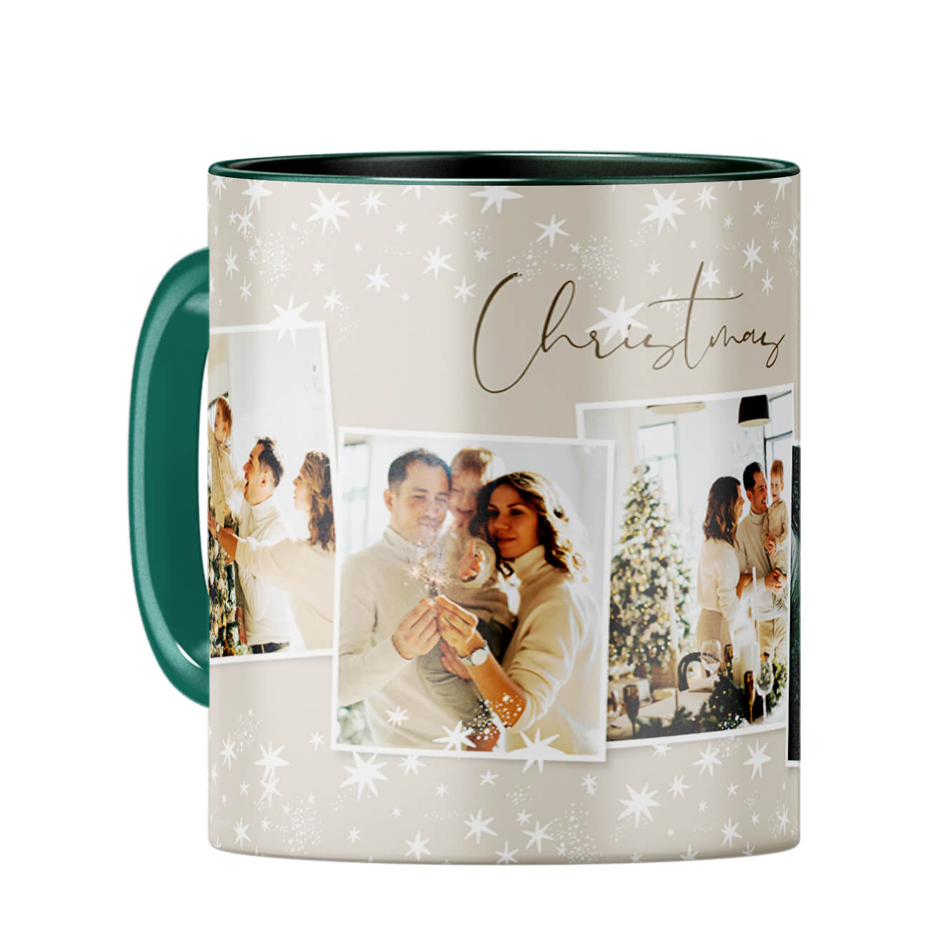 Christmas Coffee Mug Dark Green