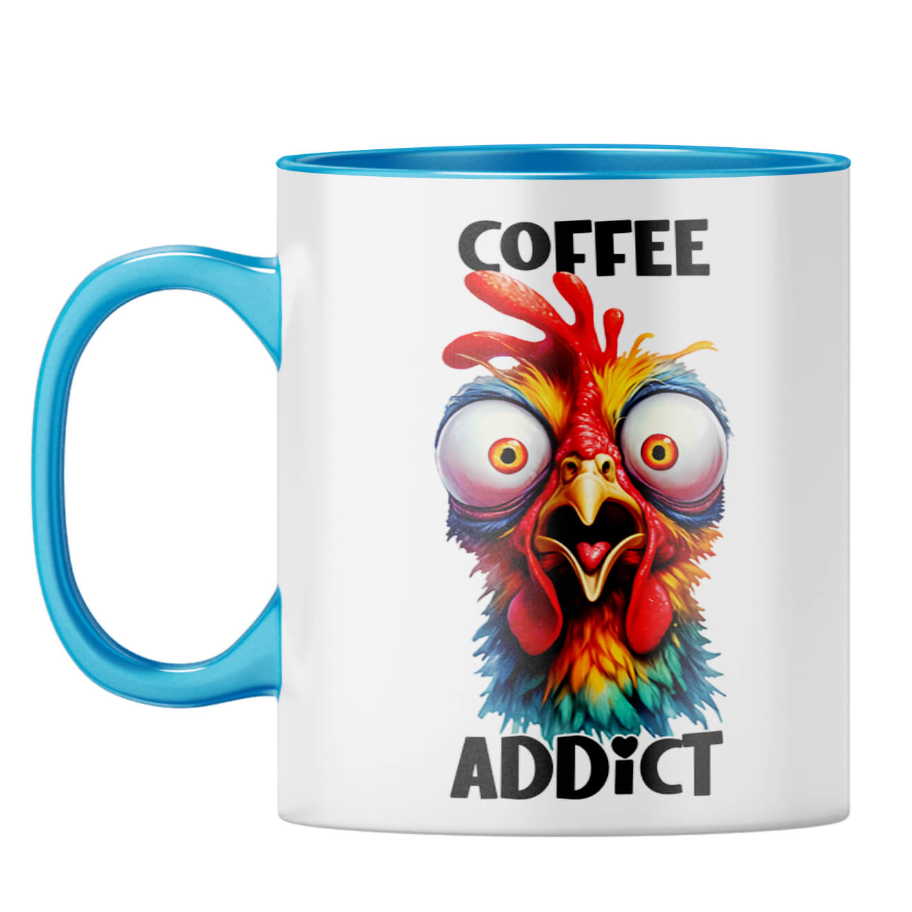 Coffee Addict Coffee Mug Light Blue