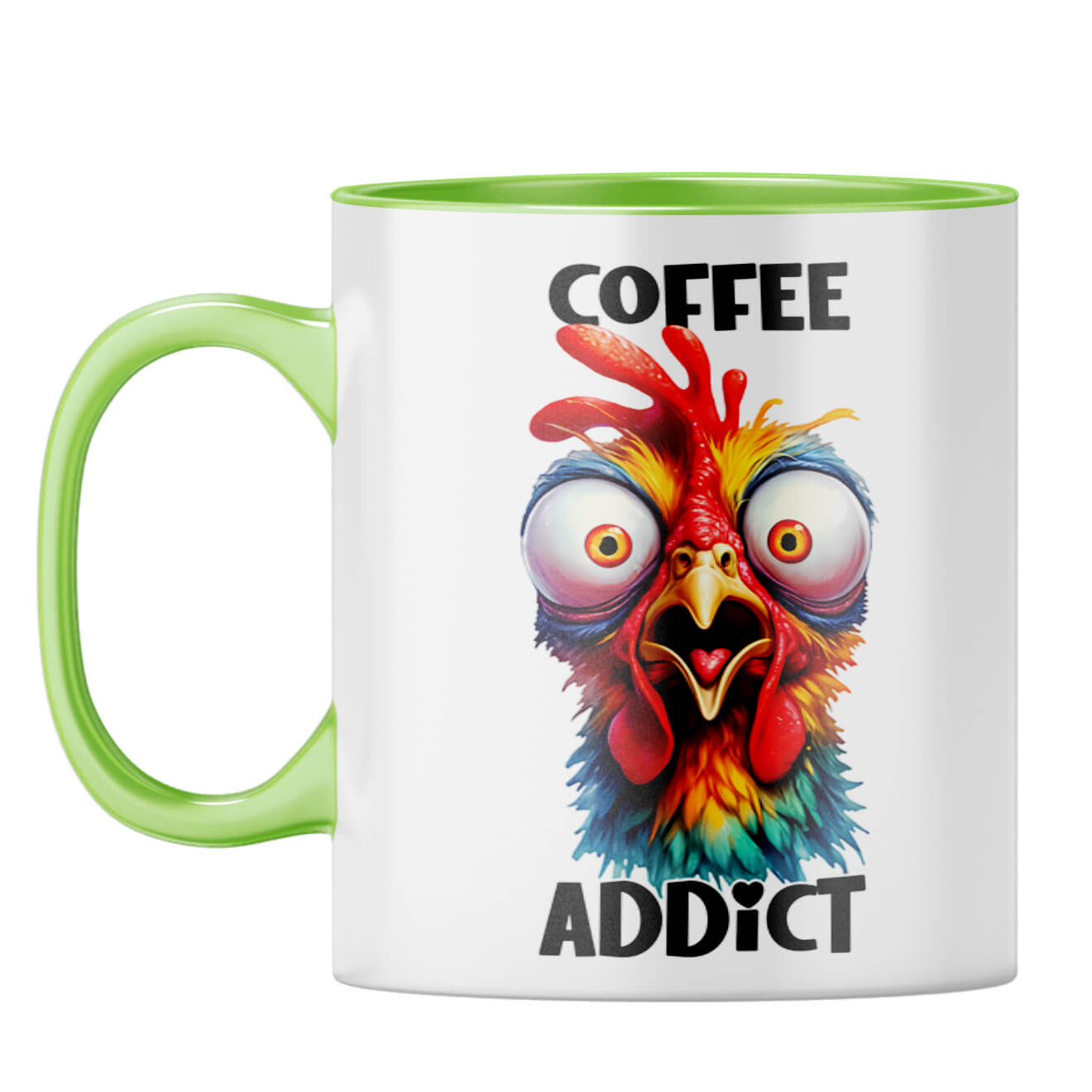 Coffee Addict Coffee Mug Light Green