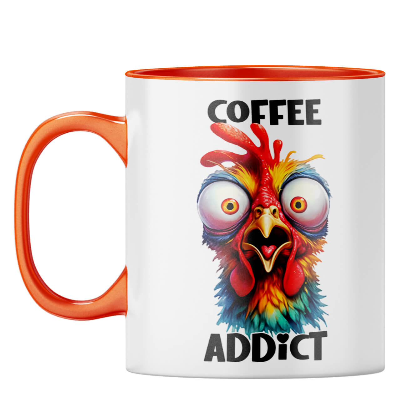 Coffee Addict Coffee Mug Orange