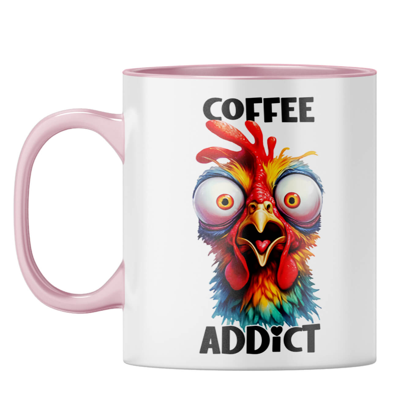 Coffee Addict Coffee Mug Pink