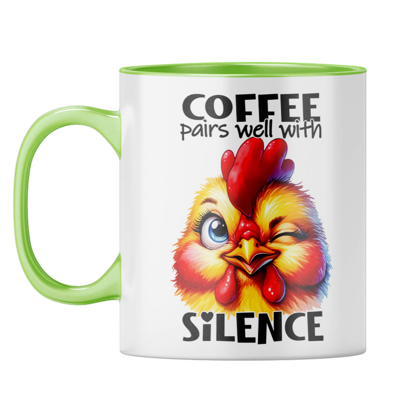Coffee Pairs Well With Silence Coffee Mug