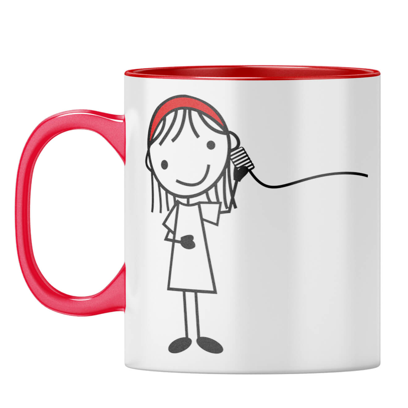 Connected Together Coffee Mug Red