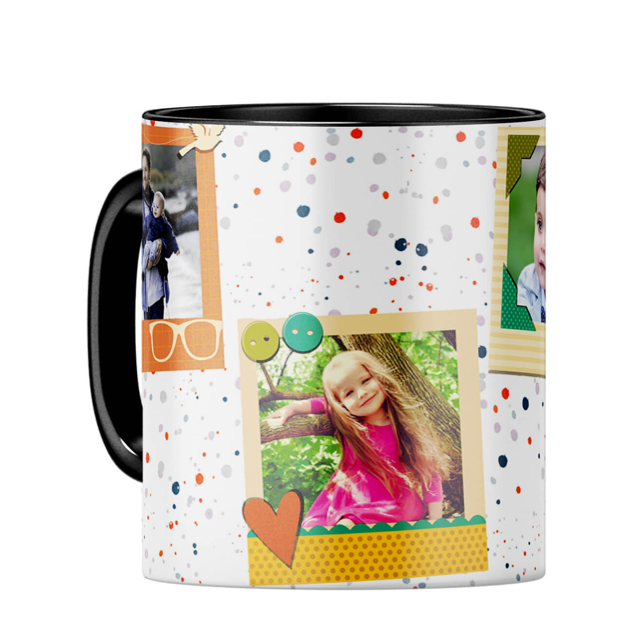 Cool Collage Coffee MugC-Black