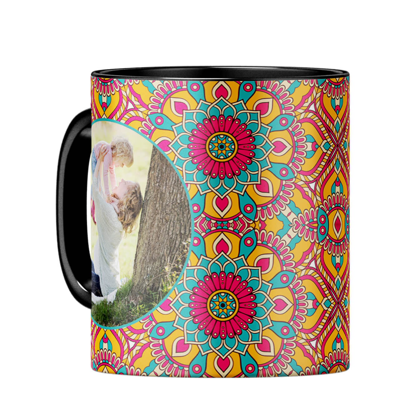 Cool Patterns Photo Coffee MugC-Black