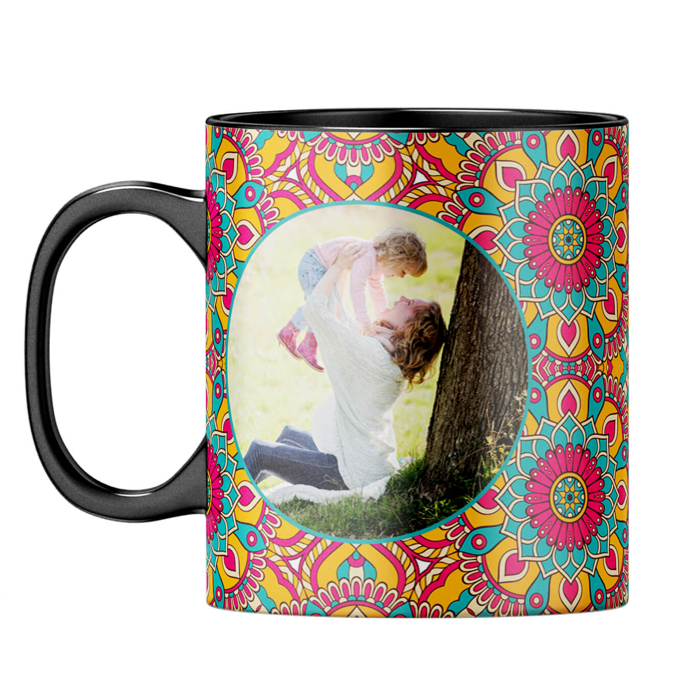 Cool Patterns Photo Coffee Mug Black