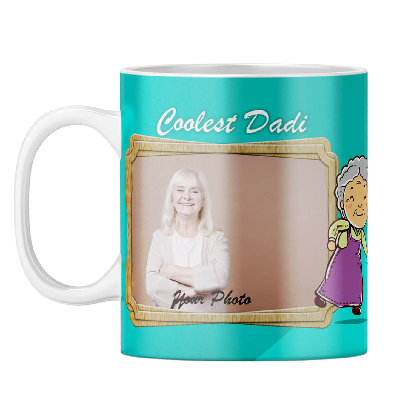 Coolest Dadi Coffee Mug White