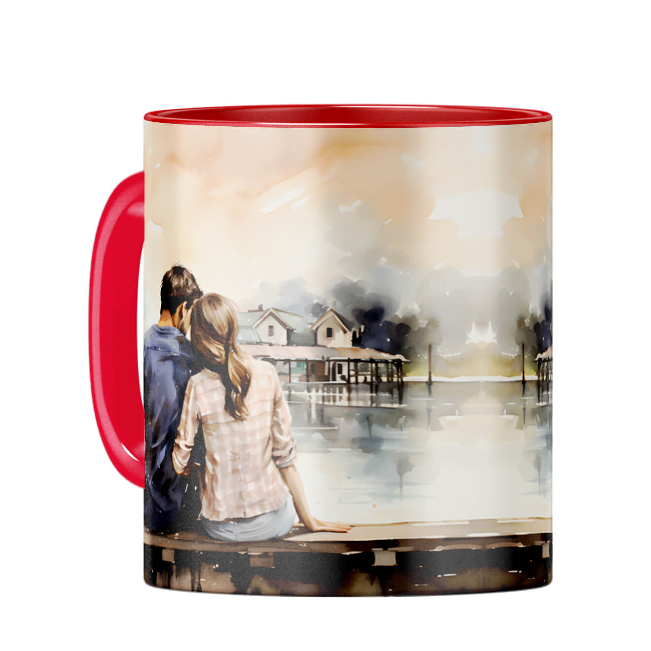 Customised Loving Message Coffee Mug Red
