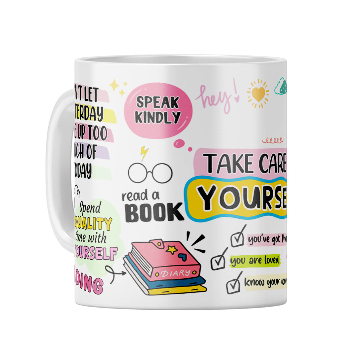 Customised Name Take Care Yourself Coffee Mug