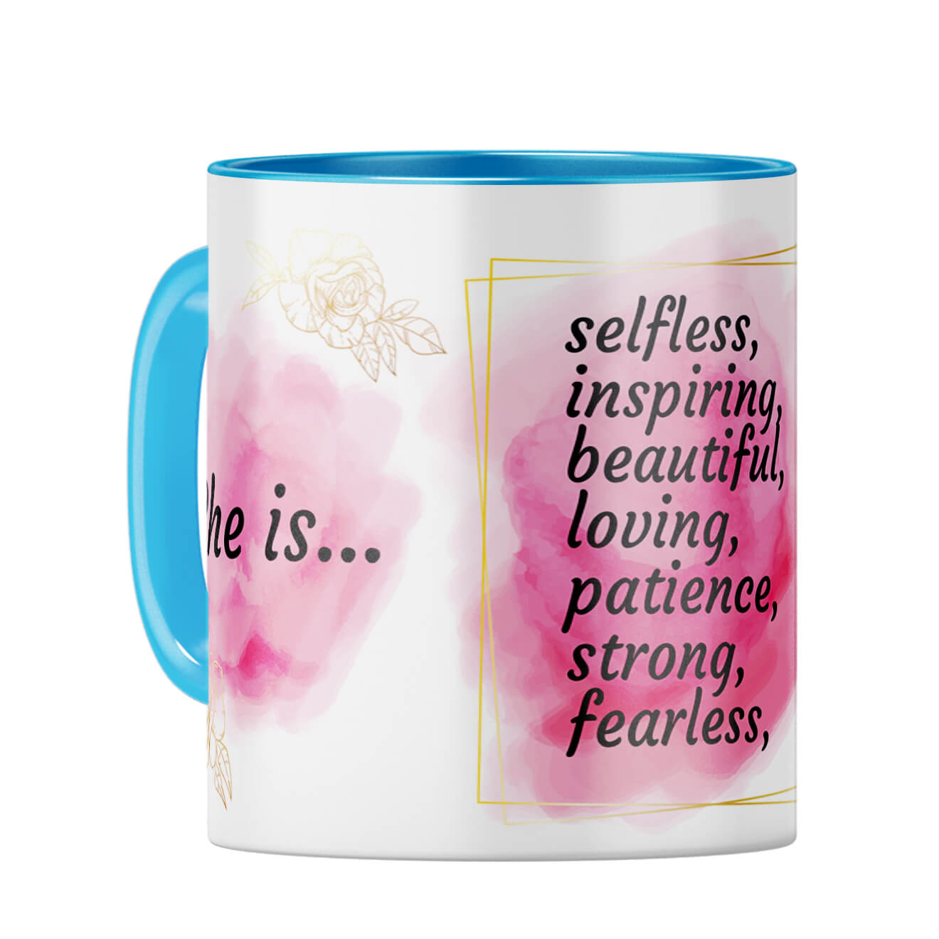 Customised She Is Strong Woman Coffee Mug