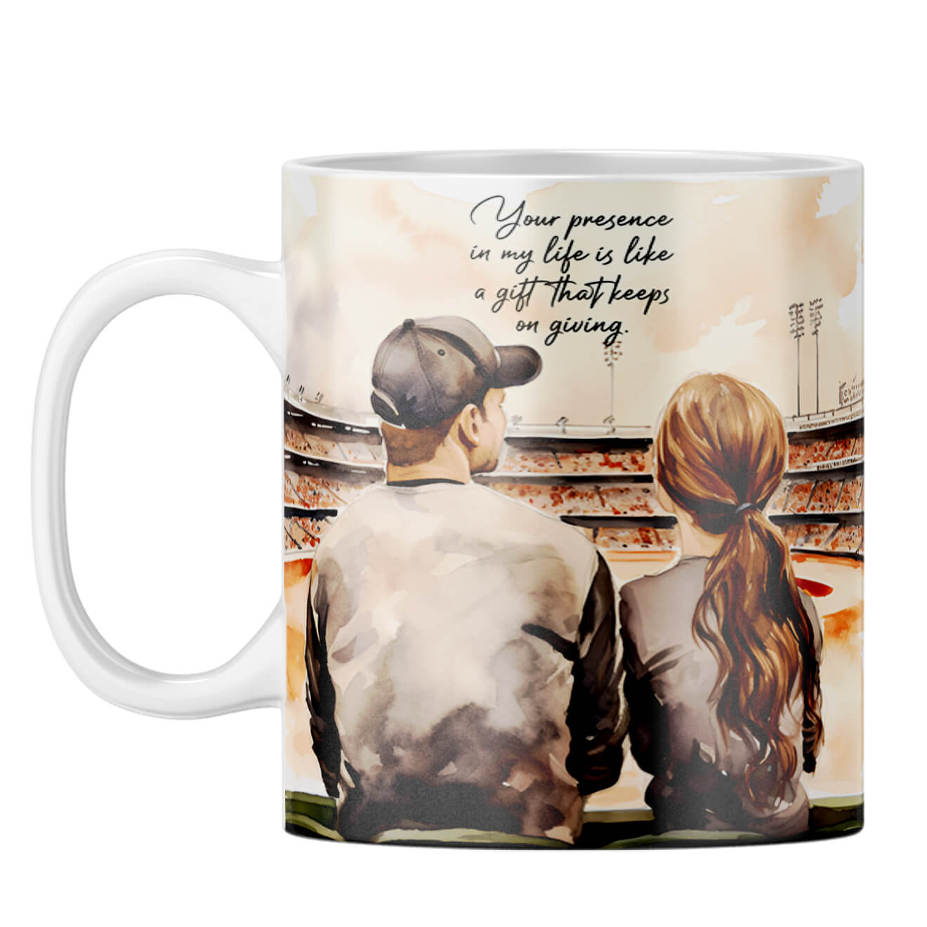Dad I Am Proud to Be Your Daughter Coffee Mug White