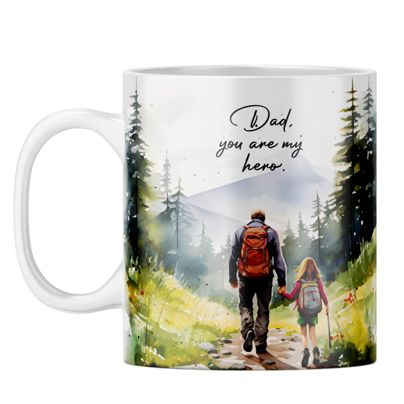 Dad You Are My Hero Coffee Mug White