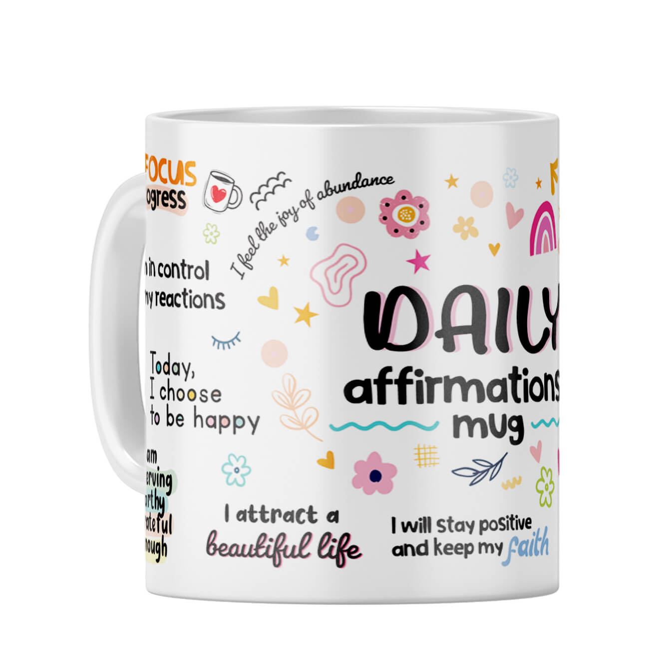 Daily Affirmation Coffee Mug White