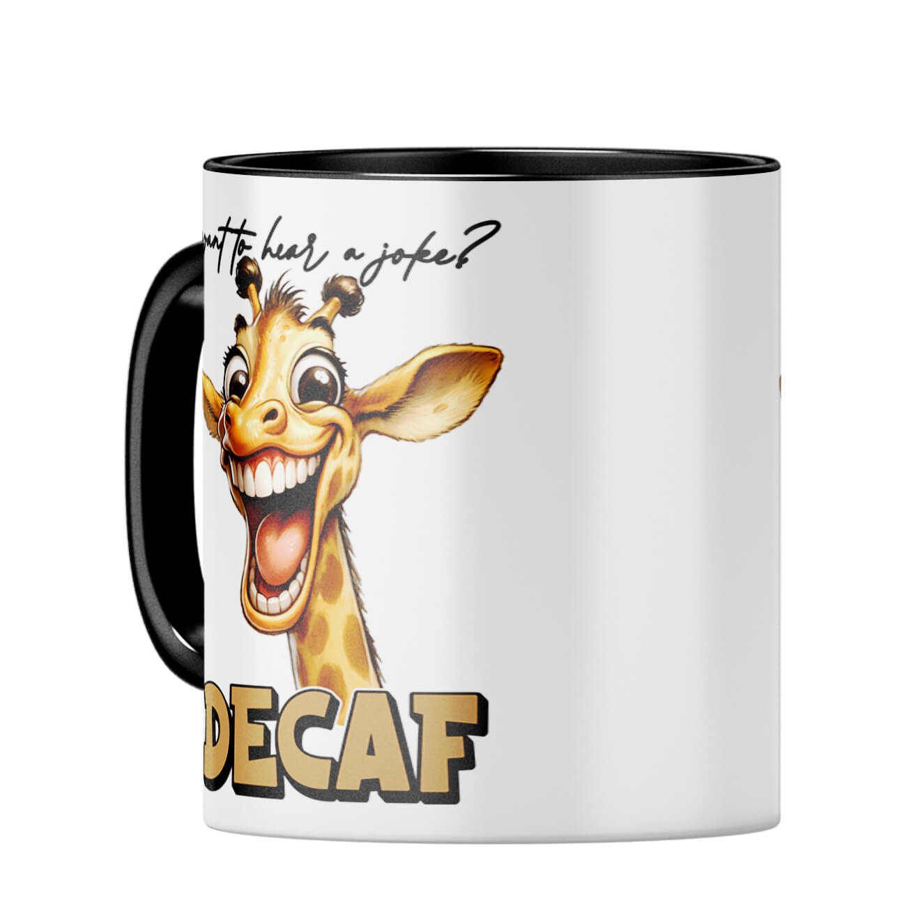 Decaf is Joke Coffee MugC-Black
