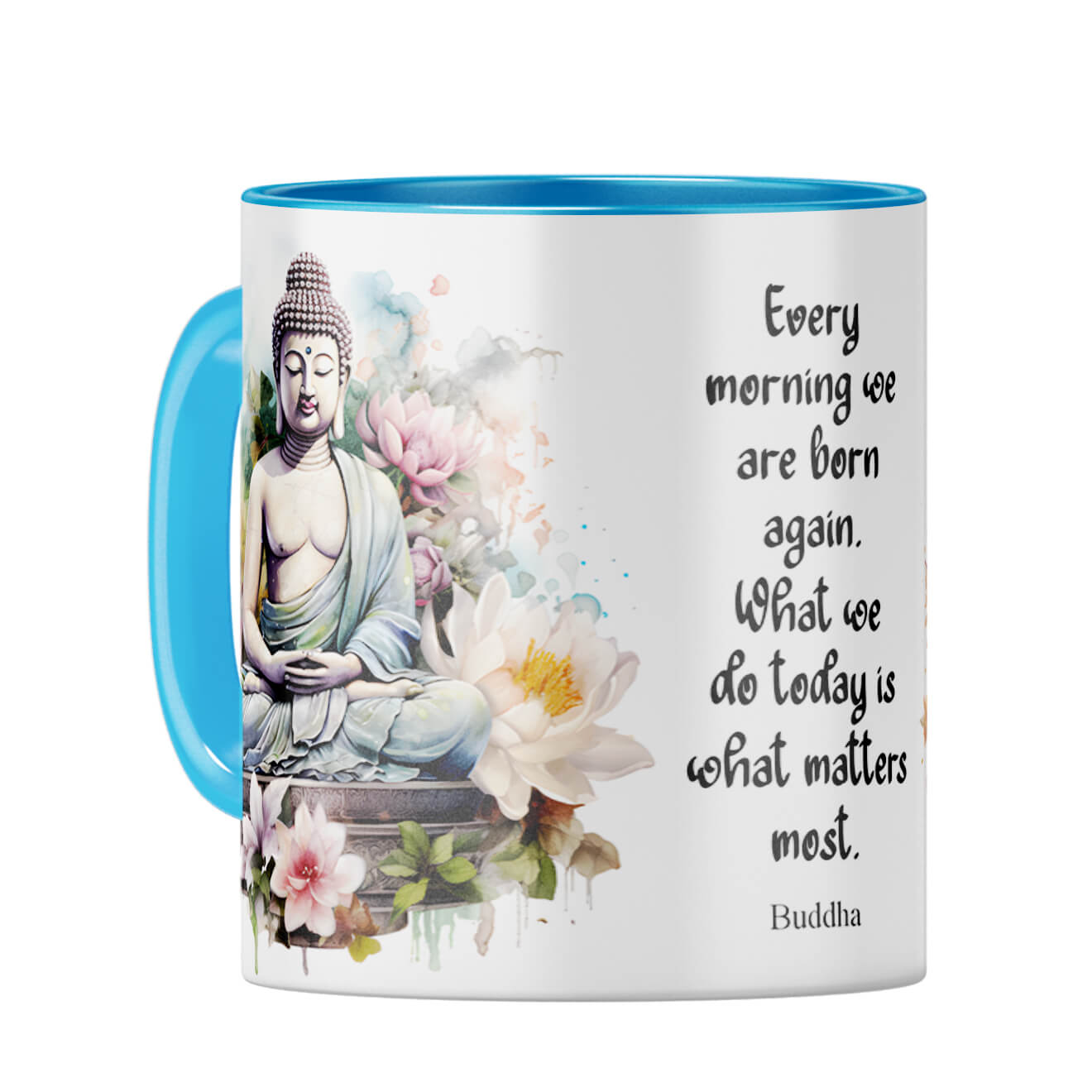 Do What Matters Coffee Mug Light Blue