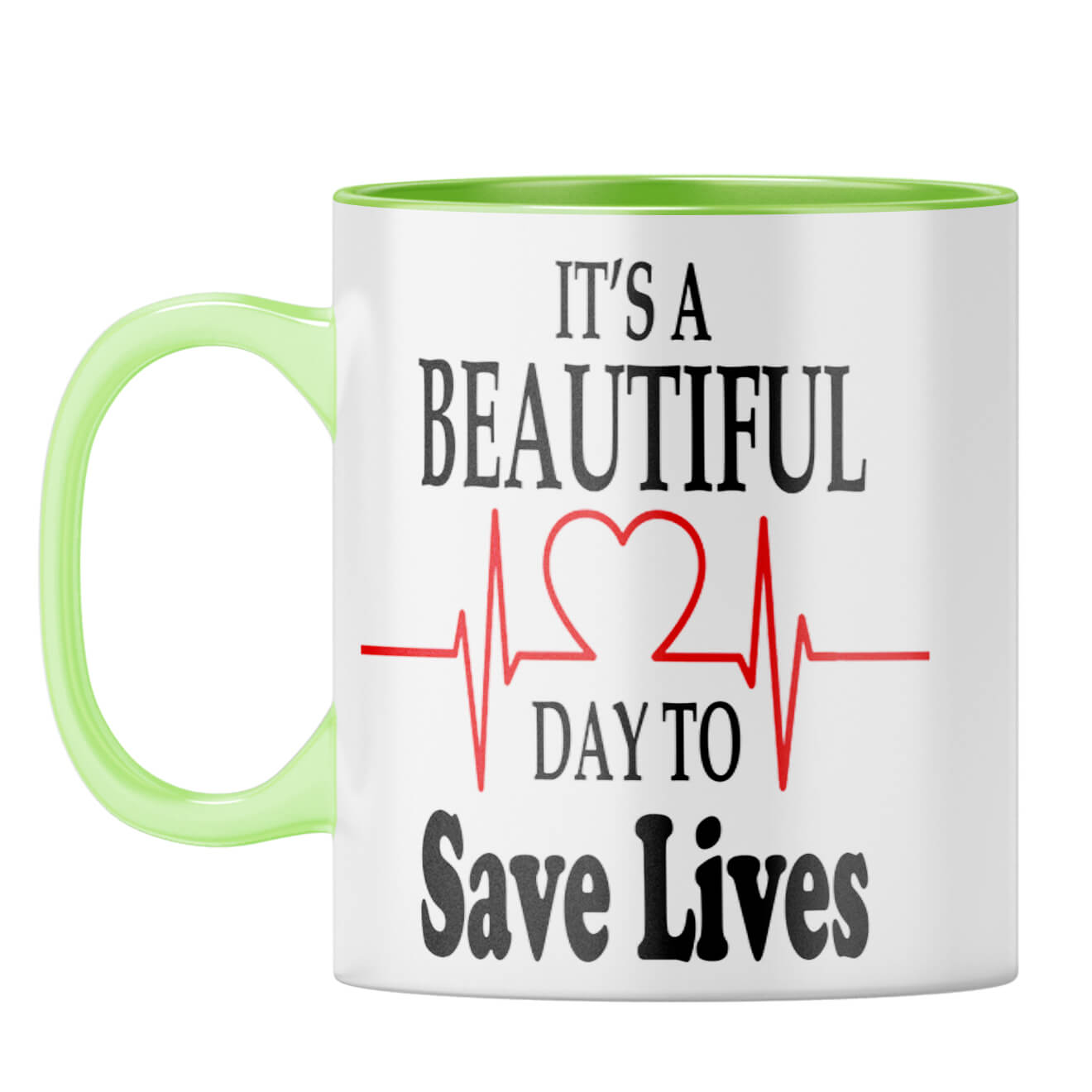 Doctor Life Coffee Mug Light Green