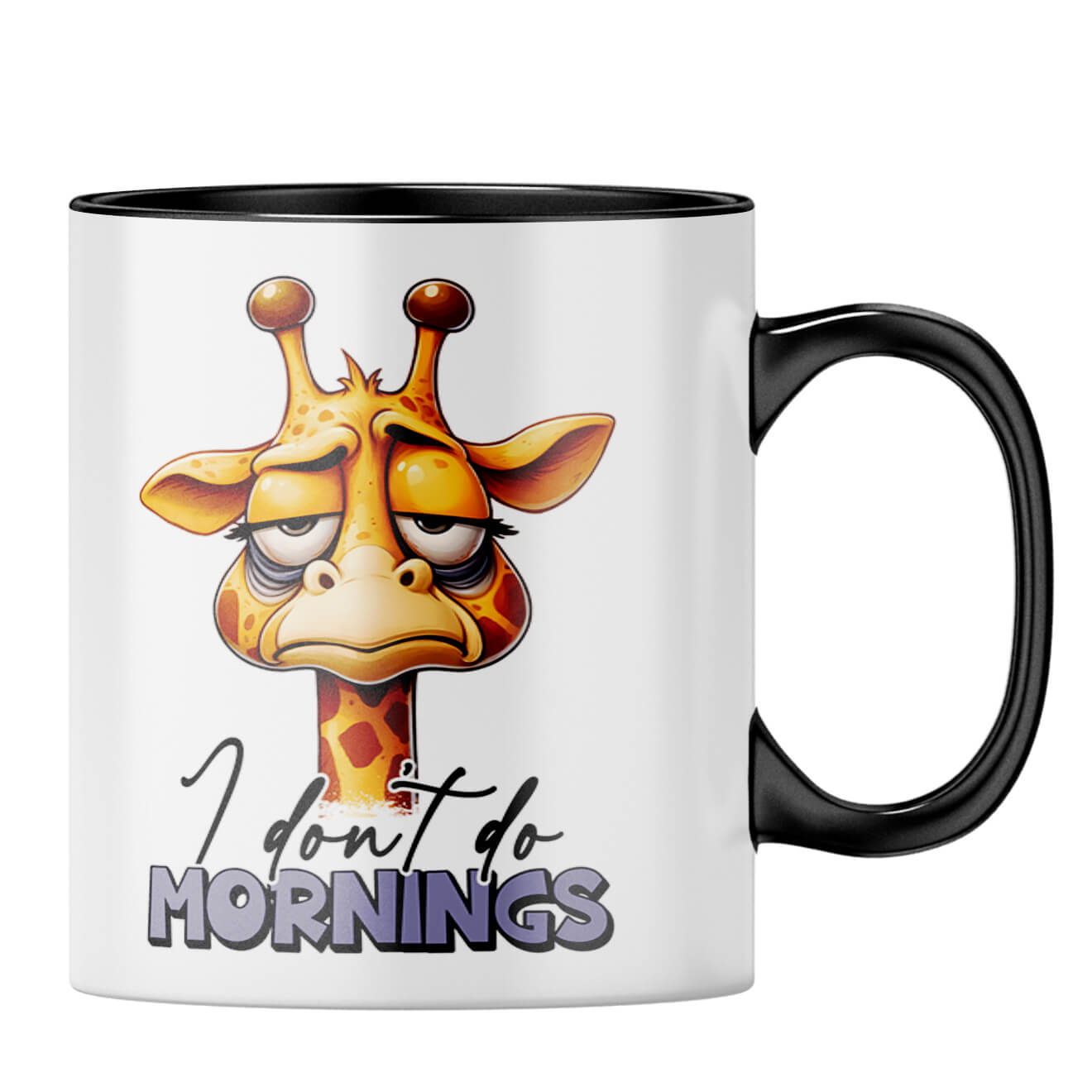 Dont Do Mornings Coffee MugB-Black