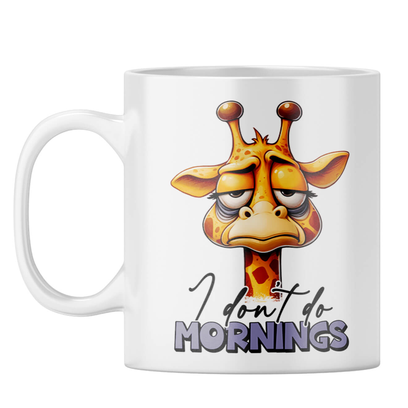 Dont Do Mornings Coffee Mug White