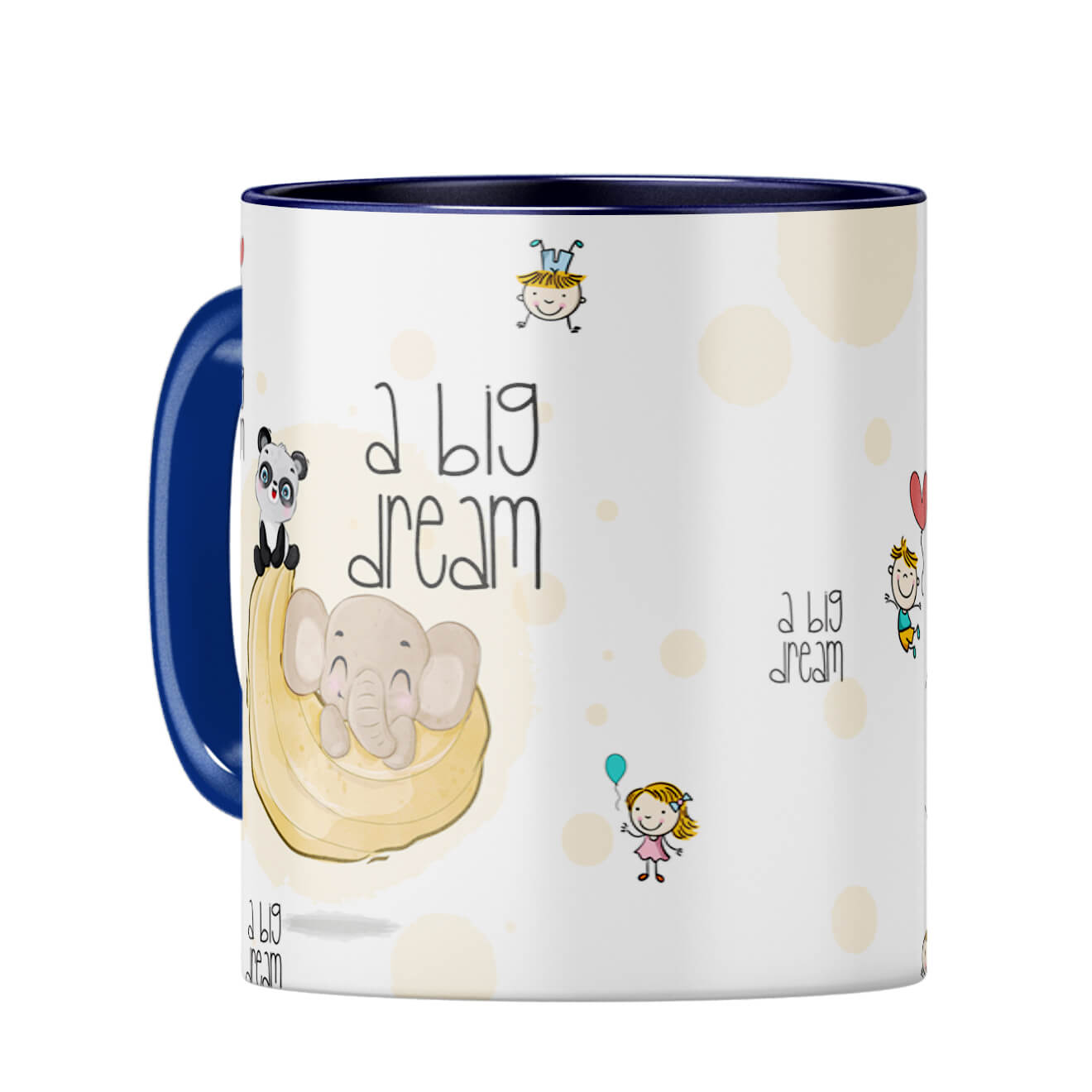 Dream Big Coffee Mug Coffee Mug Dark Blue