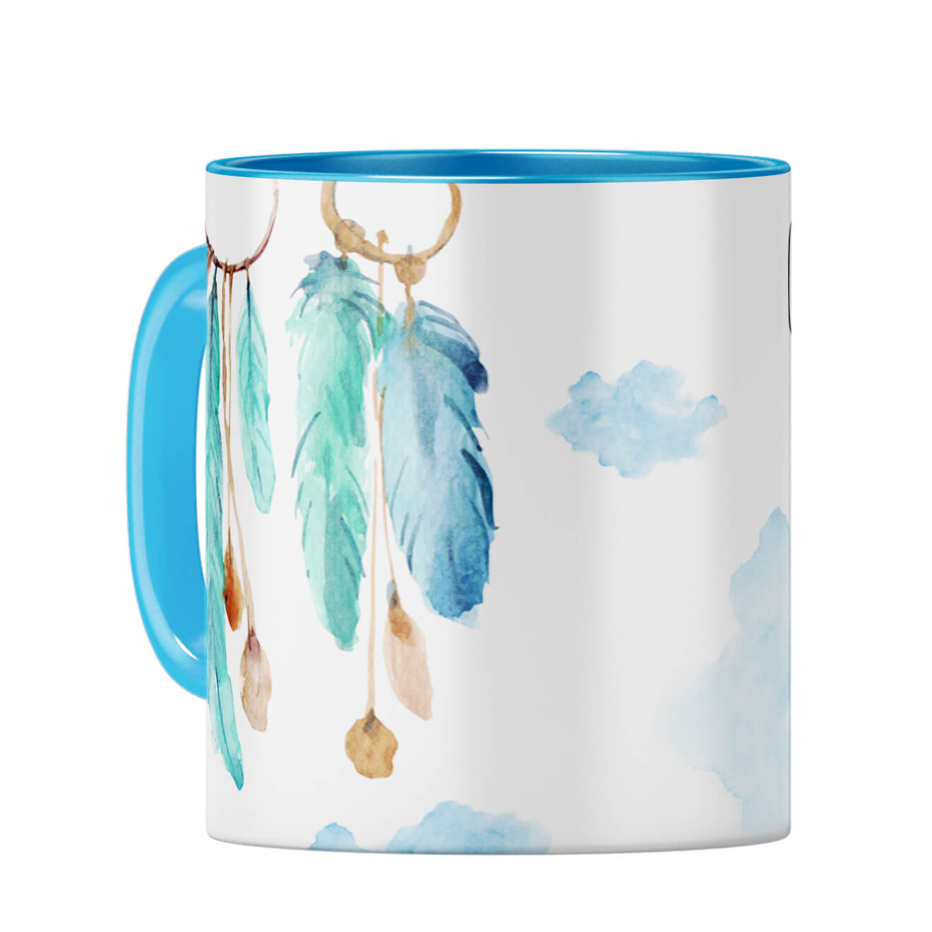 Dream Catcher Gift Mug Coffee Mug Light Blue