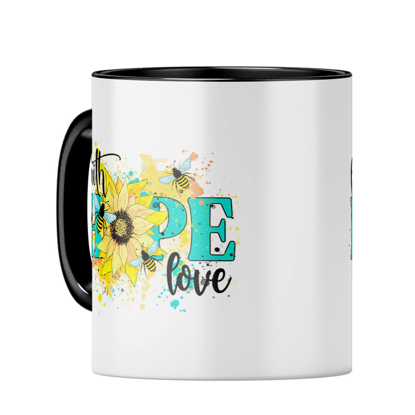 Faith Hope Love Coffee MugC-Black