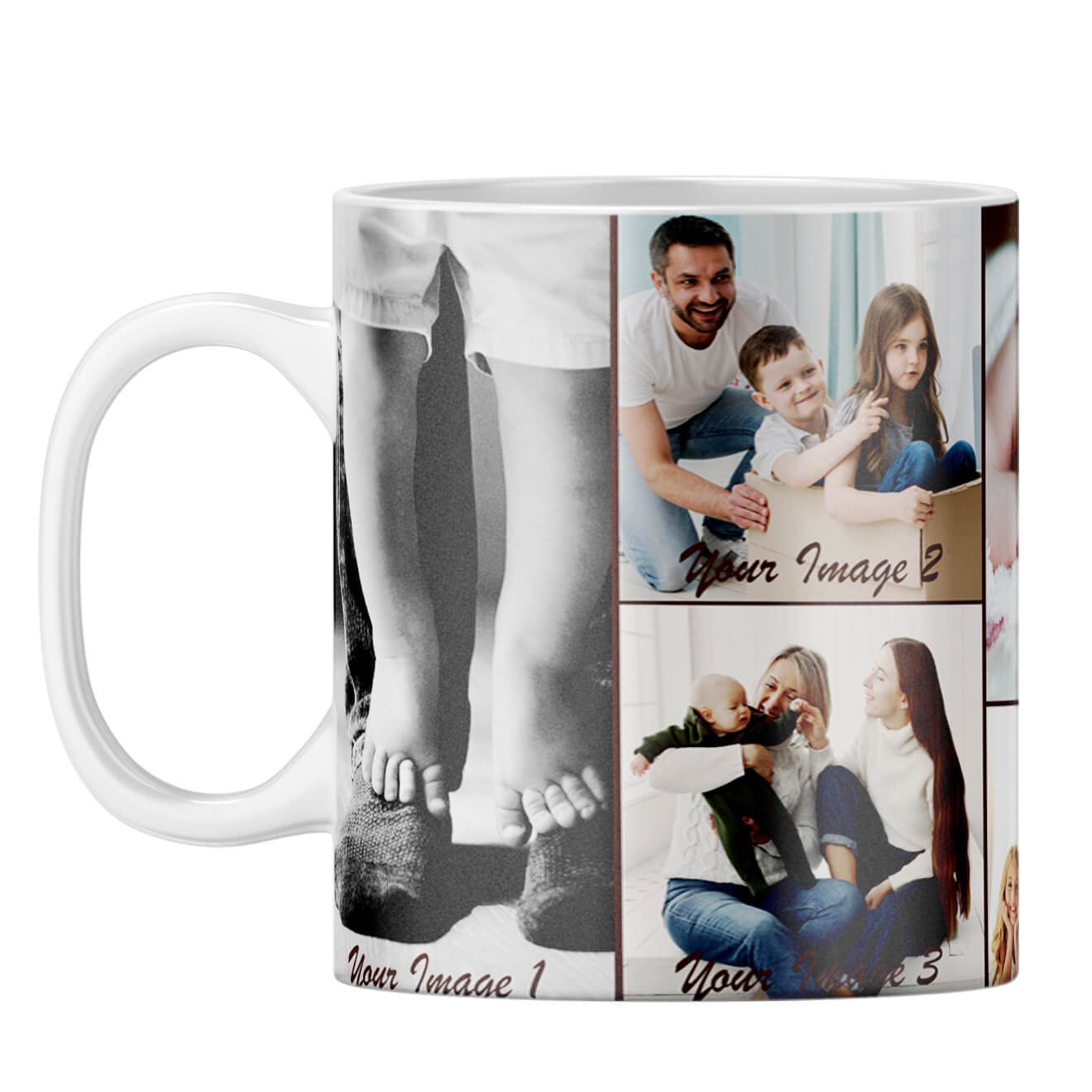 Family Collage Coffee Mug White