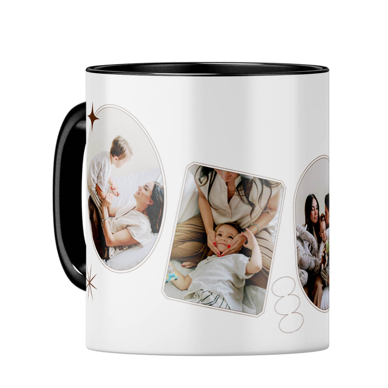 Family Photos Coffee MugC-Black