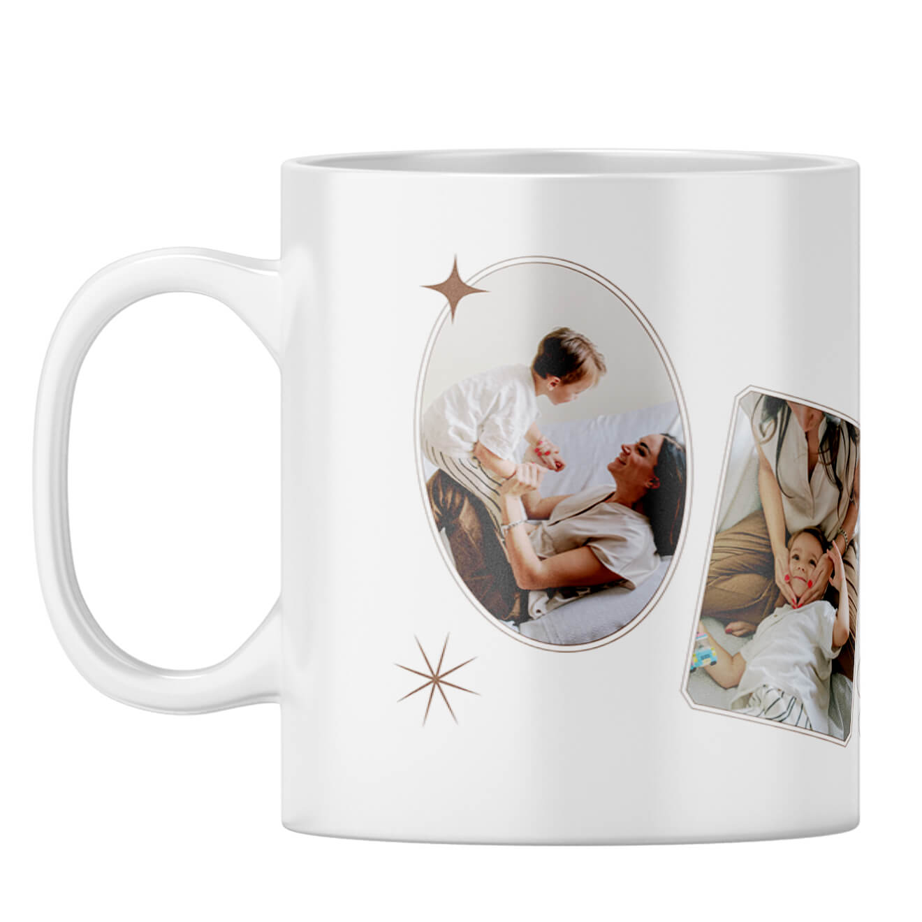 Family Photos Coffee Mug White